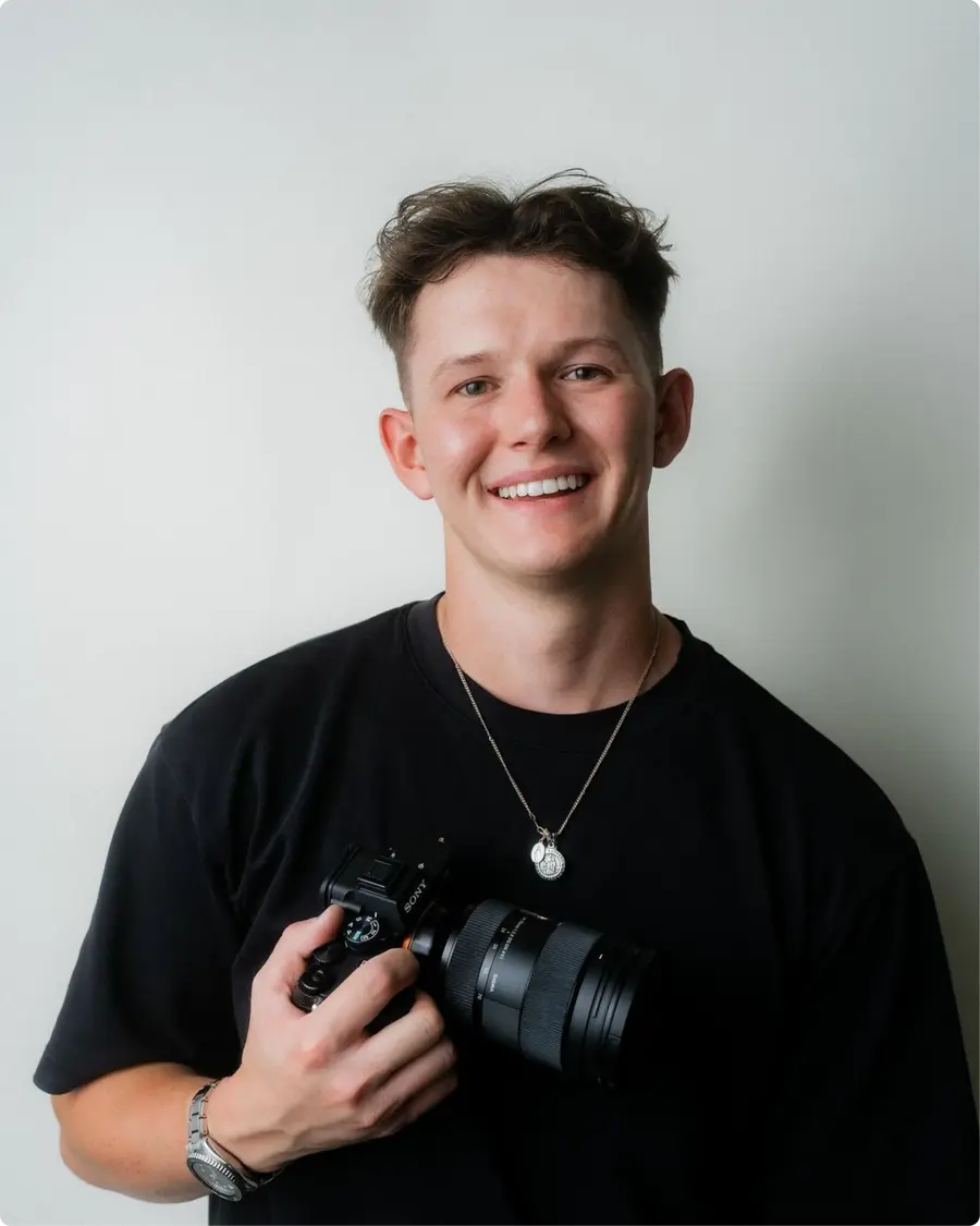 Retrato de Lucas Andrade, fotógrafo